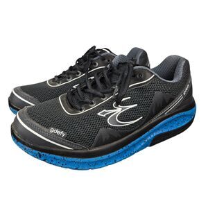 Gravity Defyer G Defy Mighty Walk Black Blue Comfort Walking Shoes Mens Size 10